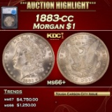 1883-cc Morgan Dollar $1 ms66+ SEGS