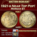 1921-s Morgan Dollar Near Top Pop! $1 ms66+ SEGS