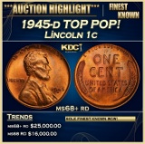 1945-d Lincoln Cent TOP POP! 1c ms68+ rd SEGS