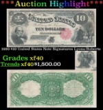1880 $10 United States Note Grades xf Signatures Lyons/Roberts