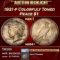 1921-p Peace Dollar Colorfuly Toned $1 ms64+ SEGS