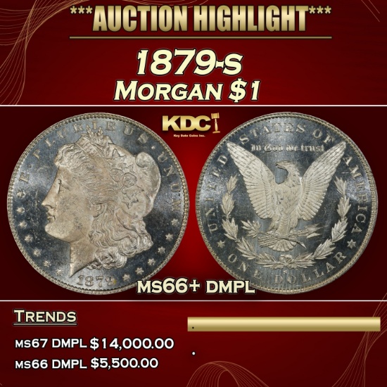 IO 1879-s Morgan Dollar $1 ms66+ dmpl SEGS