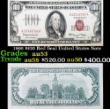 1966 $100 Red Seal United States Note Grades Select AU