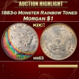 IO PCGS 1883-o Morgan Dollar Monster Rainbow Toned  $1 ms63 PCGS
