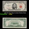 1963 $5 Red Seal United States Note Grades vf++