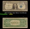 1957 $1 Blue Seal Silver Certificate Grades vf+