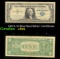 1957A $1 Blue Seal Silver Certificate Grades vf+