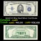 1934D $5 Blue Seal Silver Certificate Grades Select CU