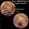 1oz .999 Fine Copper Bullion Round - Nordic Creatures Nidhoggr Dragon Style Grades Ungraded