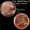 1oz .999 Fine Copper Bullion Round - Flying Eagle & Flag Style Grades Ungraded