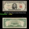 1963 $5 Red Seal United States Note Grades vf++