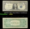 1957B $1 Blue Seal Silver Certificate Grades vf++