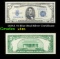 1934A $5 Blue Seal Silver Certificate Grades xf+