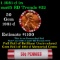 BU Shotgun Lincoln 1c roll, 1981-d 50 pcs Bank Wrapper 50c