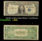 1935E $1 Blue Seal Silver Certificate Grades vf+