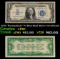 1934 $1 Blue Seal Silver Certificate Grades vf++