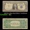1957B $1 Blue Seal Silver Certificate Grades f+