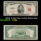 1953B $5 Red Seal United States Note Grades vf++