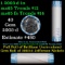 BU Shotgun Jefferson 5c roll, 2003-d 40 pcs Bank $2 Nickel Wrapper
