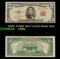 1953C $5 Red Seal United States Note Grades vf++