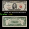 1963 $5 Red Seal United States Note Grades vf++