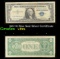1957 $1 Blue Seal Silver Certificate Grades vf+