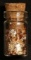 Scarce 1ml Corked Glass Vial With Cork of 100% Pure Gold Leaf. Wow! Cool!