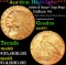 *Highlight* 1909-d Gold Indian Half Eagle Near Top Pop! $5 GEM+ Unc USCG (fc)