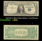 1957B $1 Blue Seal Silver Certificate Grades vf+