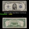 1934D $5 Blue Seal Silver Certificate Grades vf++