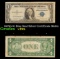 1935G No Motto $1 Blue Seal Silver Certificate Grades vf+