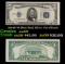 1934D $5 Blue Seal Silver Certificate Grades Select AU