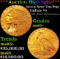 *Highlight* 1914-p Gold Indian Half Eagle Near Top Pop! $5 GEM+ Unc USCG (fc)