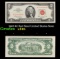 1963 $2 Red Seal United States Note Grades xf+