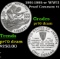 1991-1995-w WWII Proof Modern Commem Dollar $1 pr70 dcam SEGS