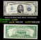 1934A $5 Blue Seal Silver Certificate Grades Choice AU