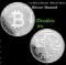 1 oz Silver Round - Bitcoin Style