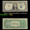 1957A $1 Blue Seal Silver Certificate Grades vf++