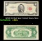 1953B $2 Red Seal United States Note Grades vf++
