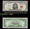 1963 $5 Red Seal United States Note Grades xf+