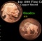 1oz .999 Fine Copper Bullion Round - Buffalo Nickel Style Grades Ungraded
