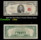 1963 $5 Red Seal United States Note Grades vf++