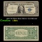 1957 $1 Blue Seal Silver Certificate Grades vf++