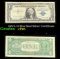 1957A $1 Blue Seal Silver Certificate Grades vf++