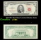 1963 $5 Red Seal United States Note Grades xf+