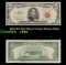 1963 $5 Red Seal United States Note Grades vf++