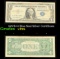 1957B $1 Blue Seal Silver Certificate Grades vf++