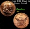 1oz .999 Fine Copper Bullion Round - Franklin Half Dollar Style Grades Ungraded
