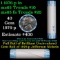 BU Shotgun Jefferson 5c roll, 1976-p 40 pcs Bank $2 Nickel Wrapper