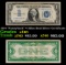 1934 $1 Blue Seal Silver Certificate Grades xf